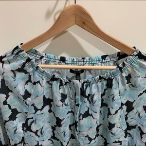 NWT Apt 9 Boho Floral Shoulder Blouse